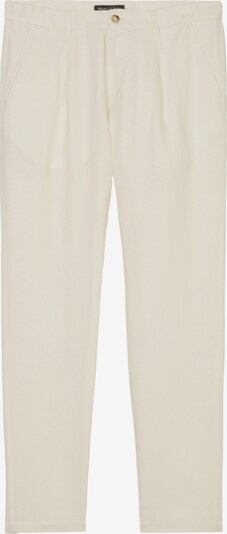 Marc O'Polo Pleat-Front Pants 'OSBY' in Wool white, Item view
