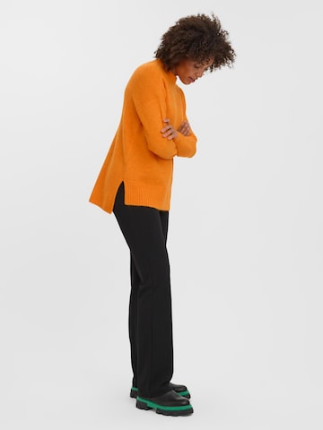 VERO MODA Sweater 'Lefile' in Orange