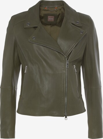 BOSS Between-Season Jacket in Green: front