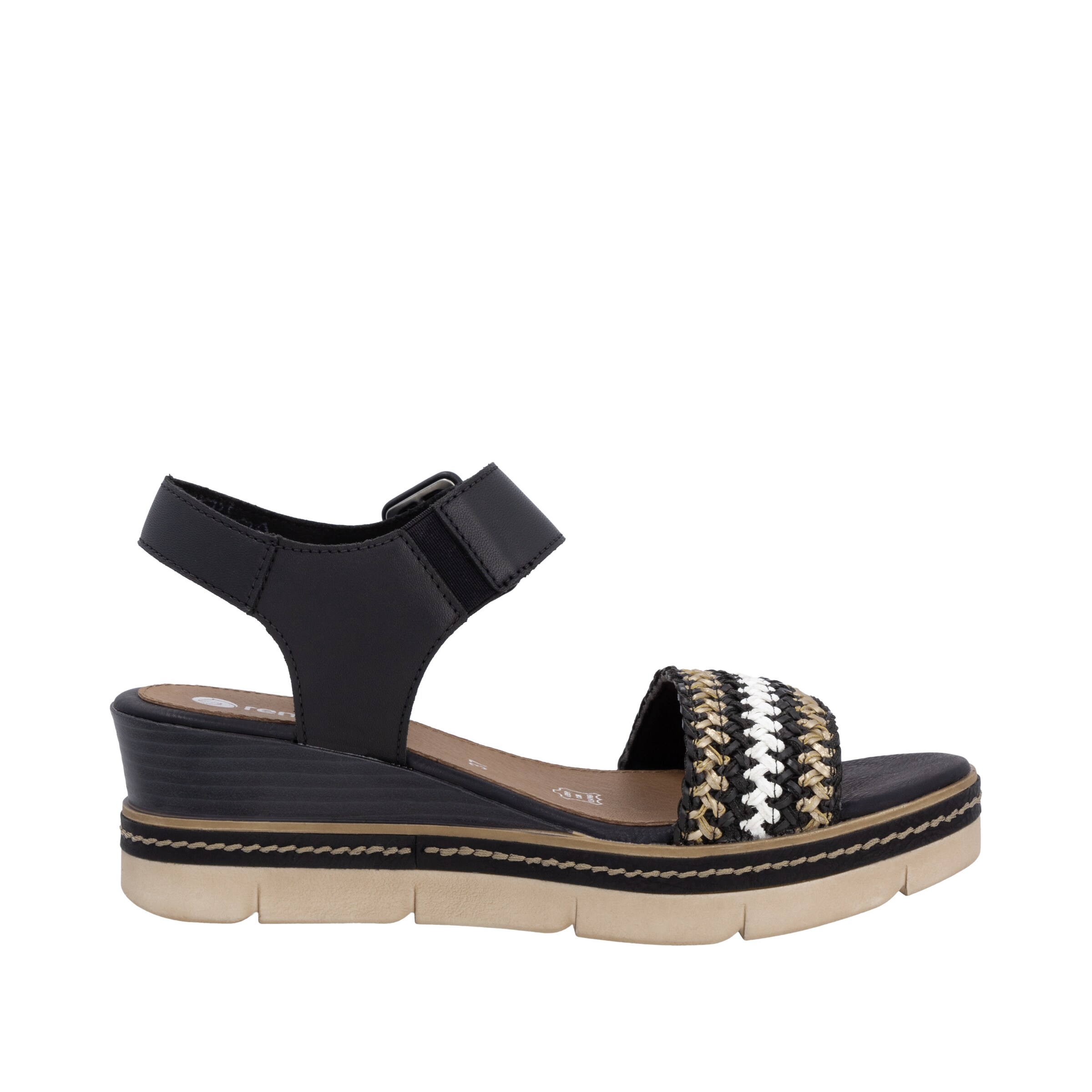 REMONTE Sandale in Schwarz