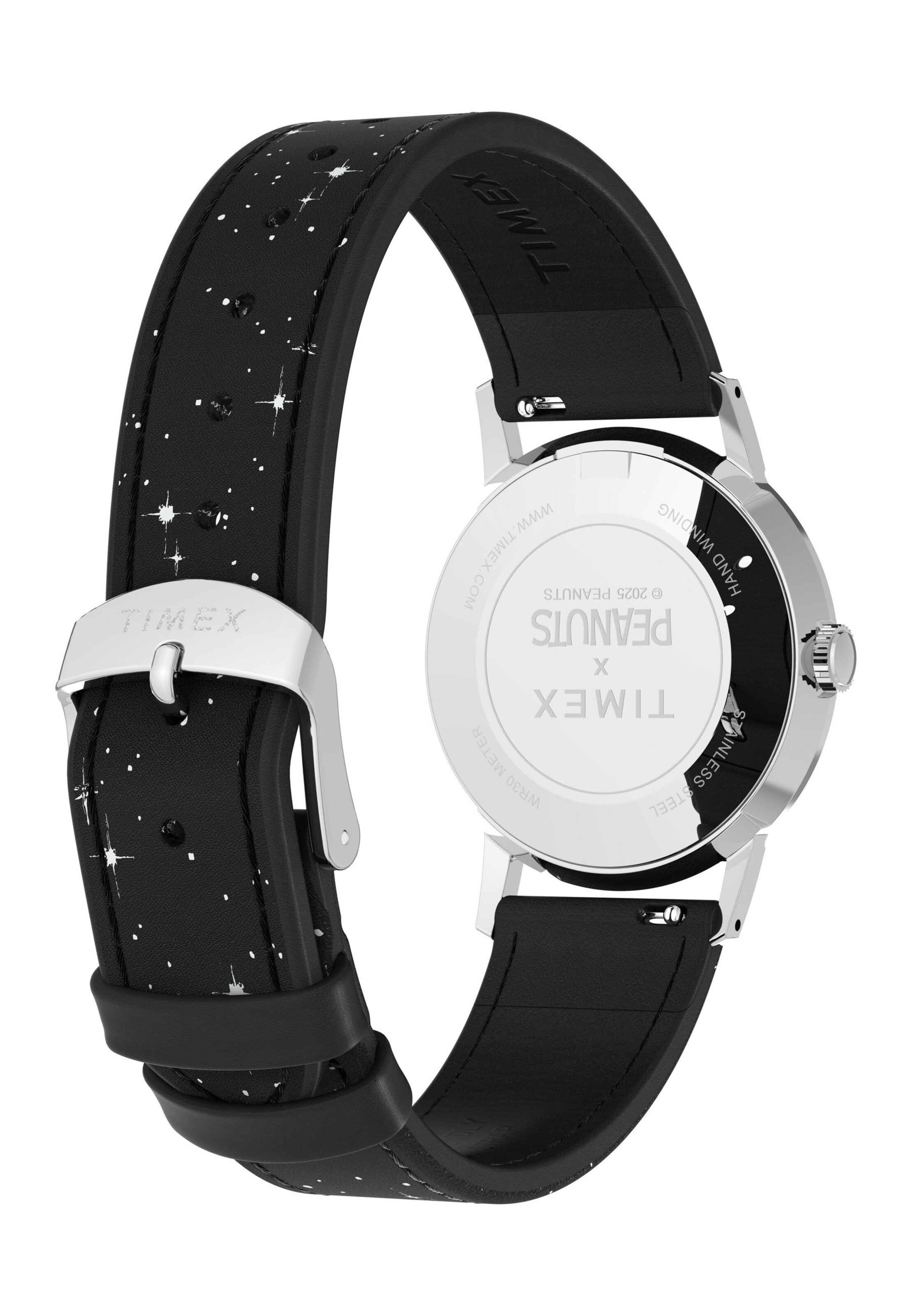 Montre à affichage analogique 'Timex x Peanuts® Marlin® Hand-Wound Space' TIMEX en noir