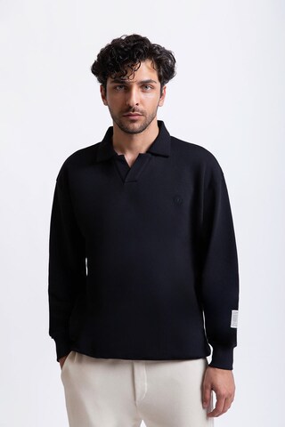 UNIQVIBE Sweatshirt in Zwart: voorkant