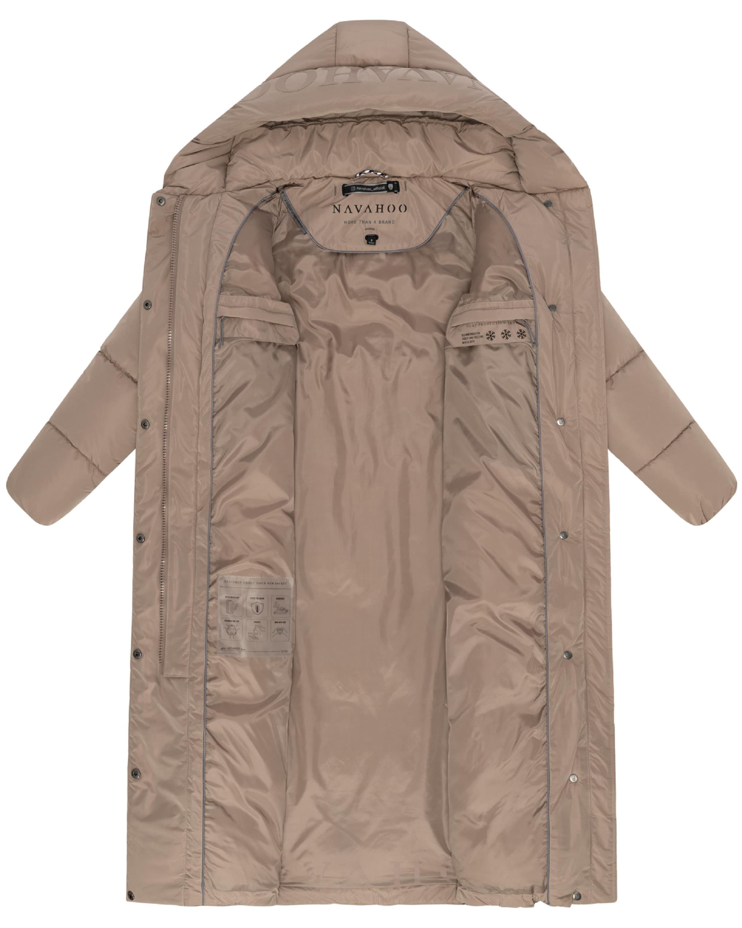 NAVAHOO - Abrigo de invierno 'Eisblick 14' en beige