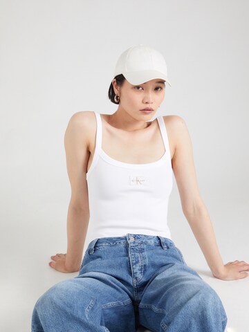Calvin Klein Jeans Top | bela barva