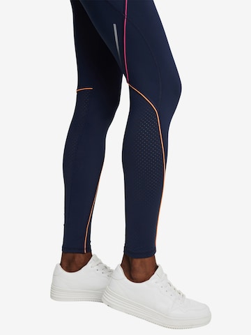 ESPRIT SPORT Skinny Sportbroek in Blauw