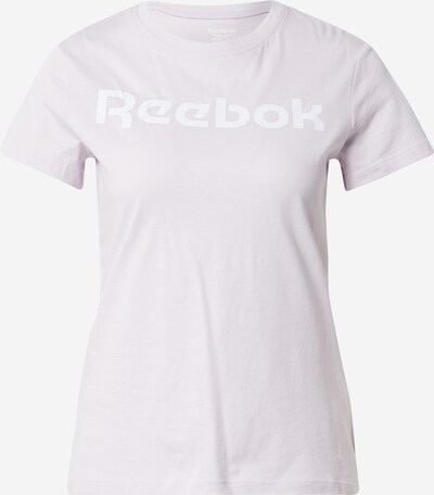 Sportiniai marškinėliai iš Reebok Sport, spalva – pastelinė violetinė / balta, Prekių apžvalga