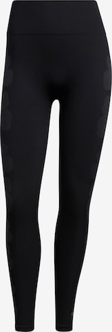 Pantaloni sport de la ADIDAS SPORTSWEAR pe negru: față