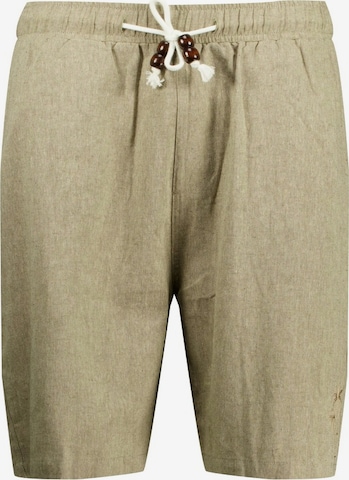 Loosefit Pantalon 'Galtor' Deeluxe en vert : devant