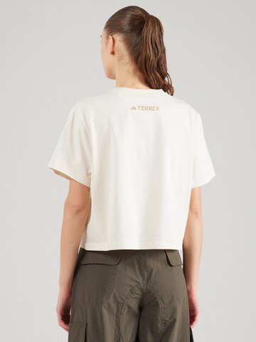 Maglia funzionale 'WILD' di ADIDAS TERREX in bianco