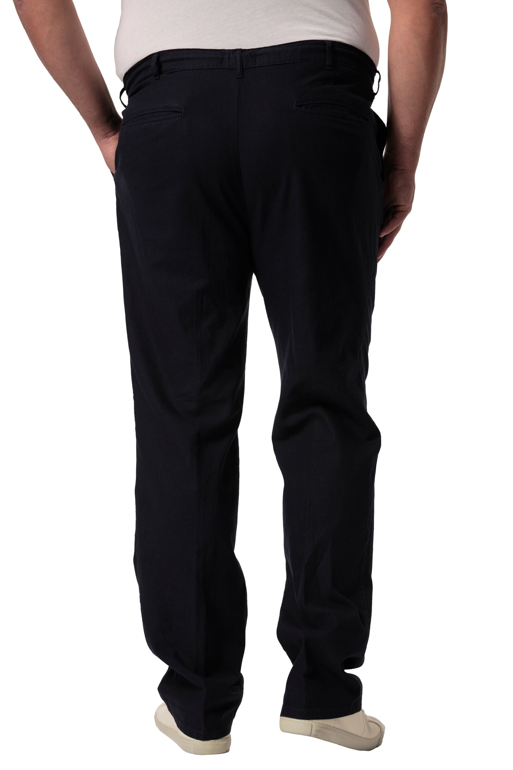 Men Plus Regular Trousers in Blue