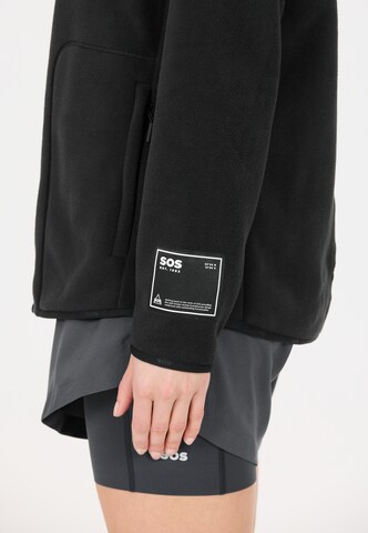 SOS Functionele fleece jas 'Munson' in Zwart