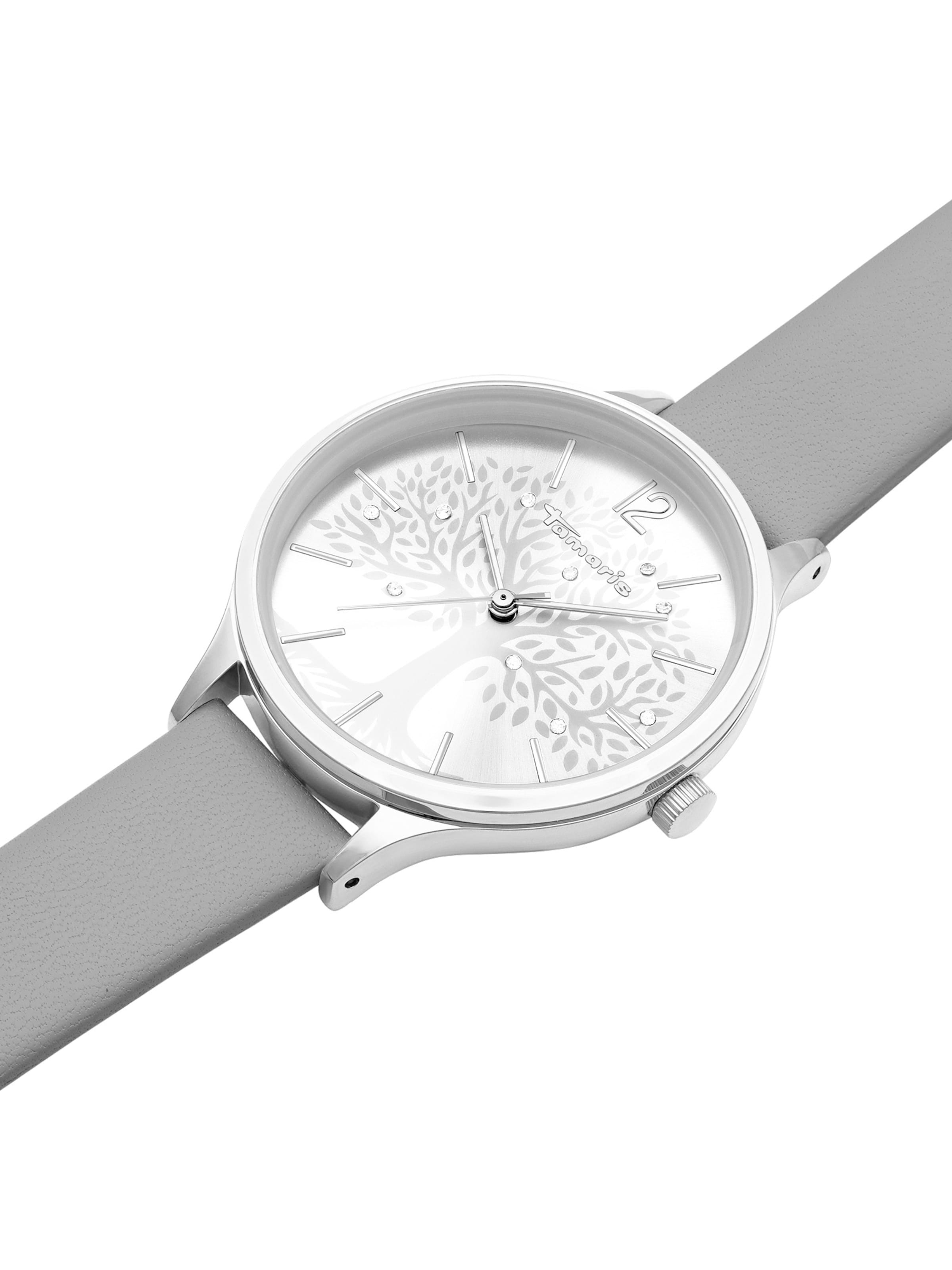 Tamaris Analog Watch 'Life Tree' in Grey
