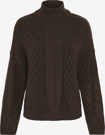 Pull-over 'IHMYLLE' ICHI en marron : devant