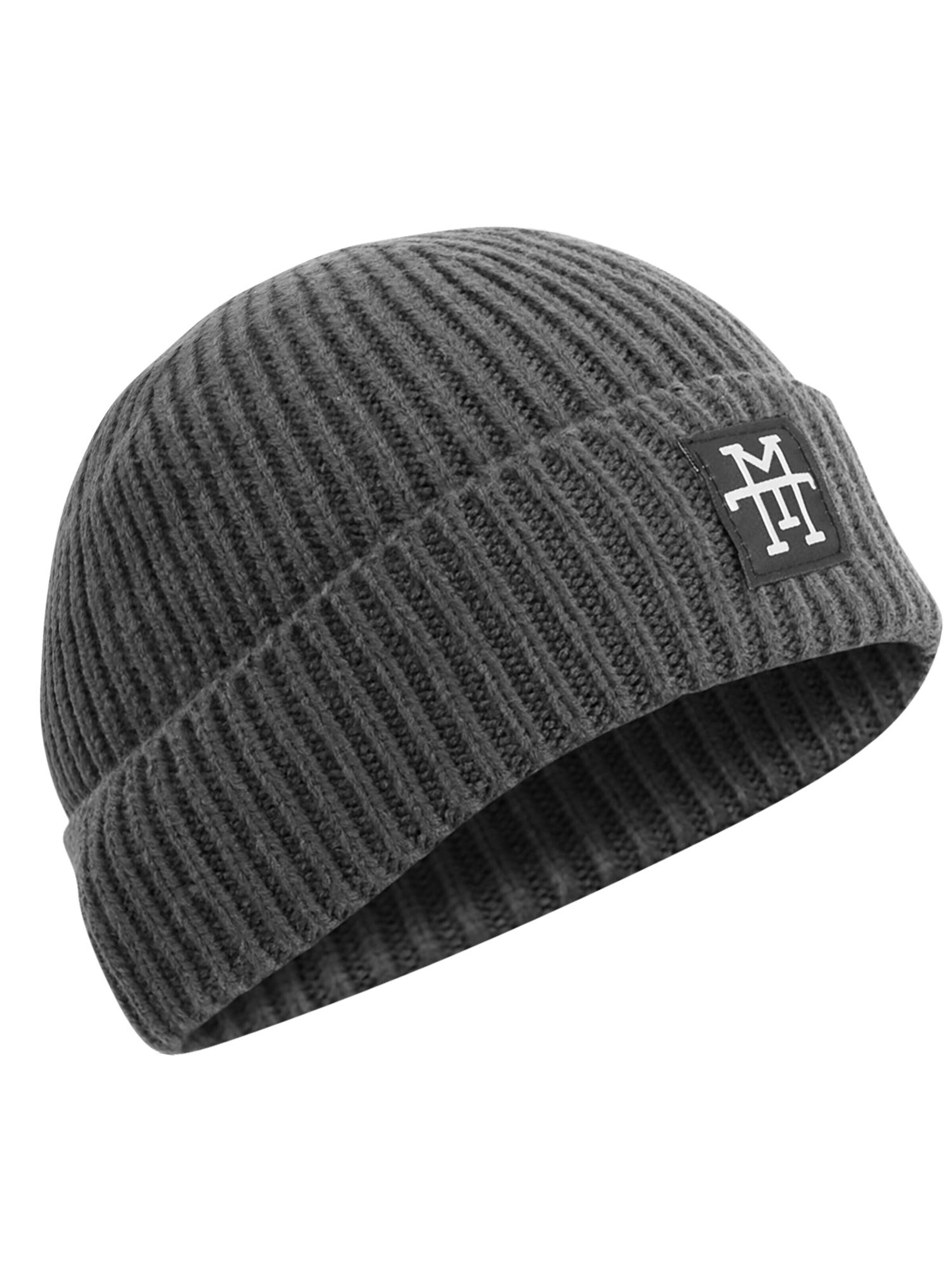 Manufaktur13 Beanie 'Heavy Knit' in Grey