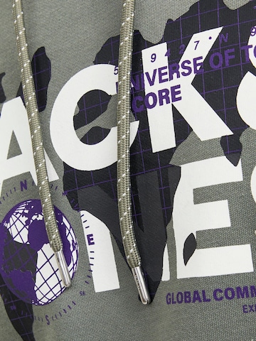 JACK & JONES Sweatshirt 'JCODust' i grøn