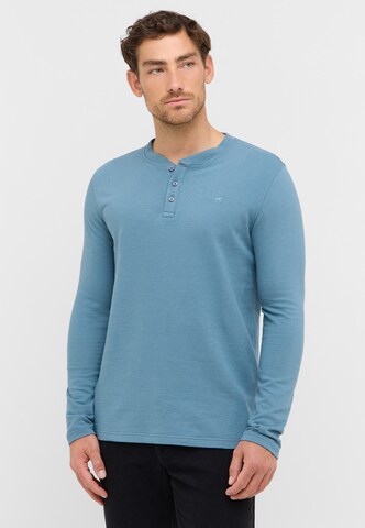 MUSTANG T-Shirt 'Style Atchison' in Blau: Vorderseite