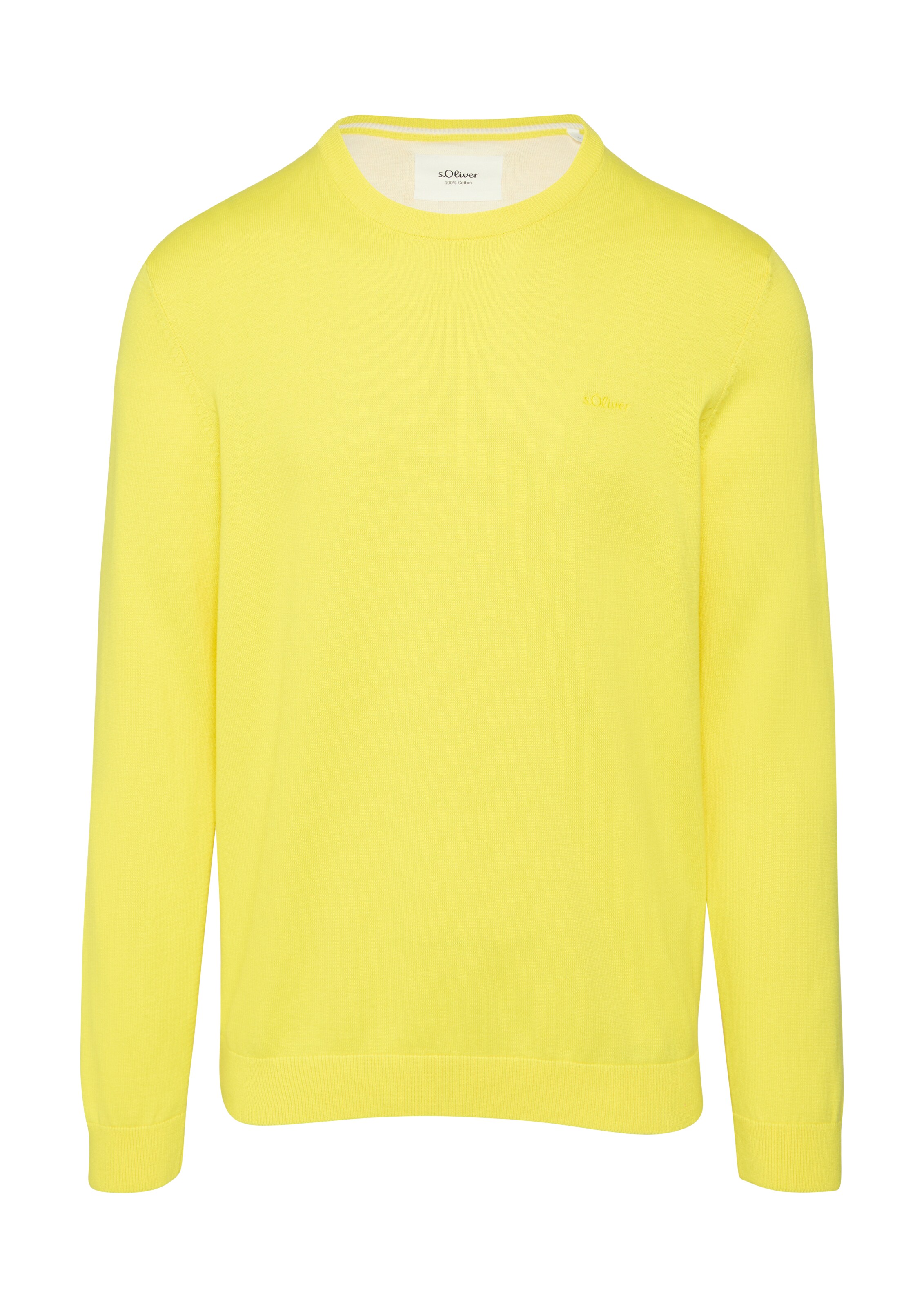 s.Oliver Pullover in Gelb: Vorderseite