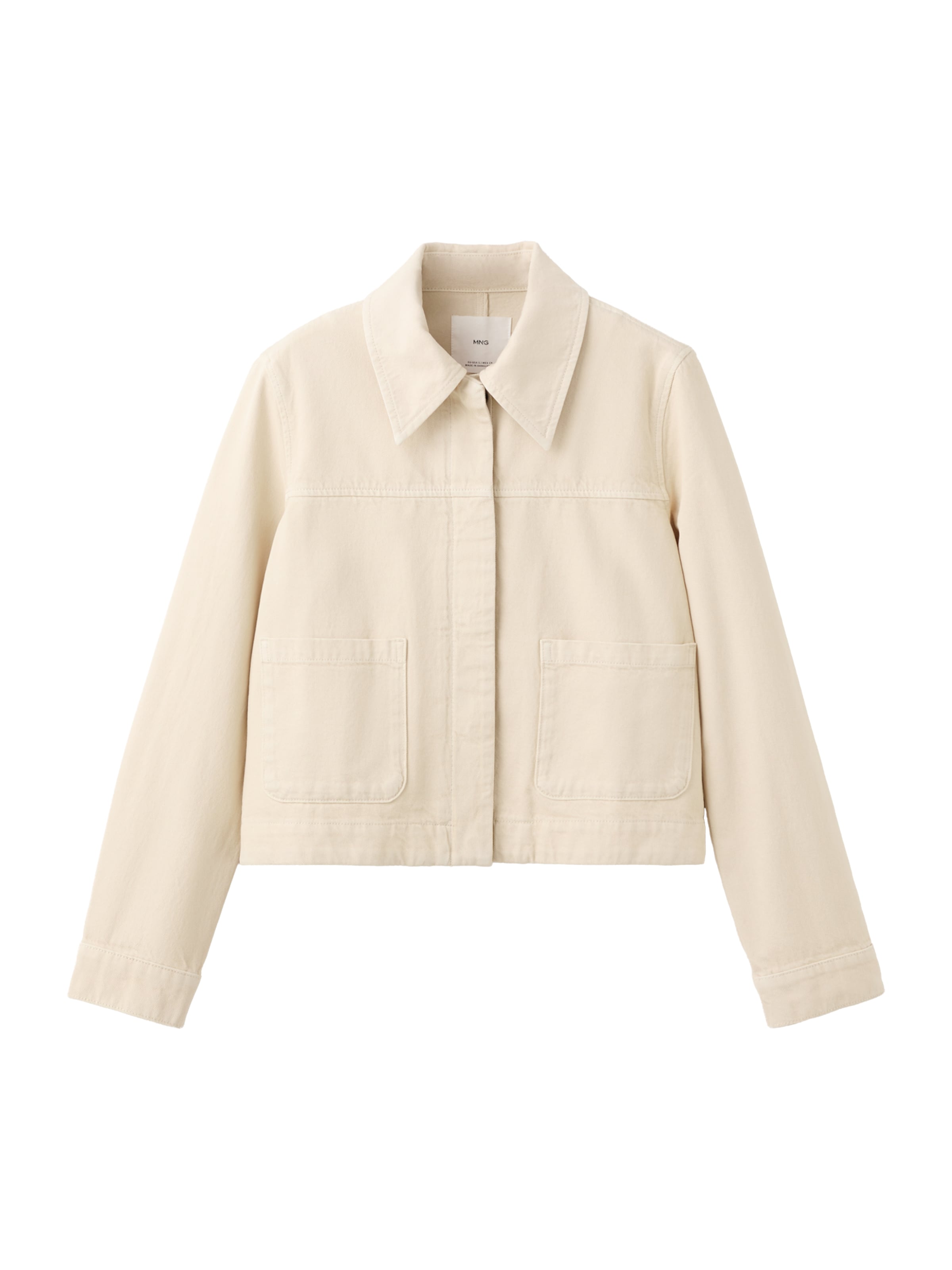MANGO Between-season jacket 'MILANO' in White: front