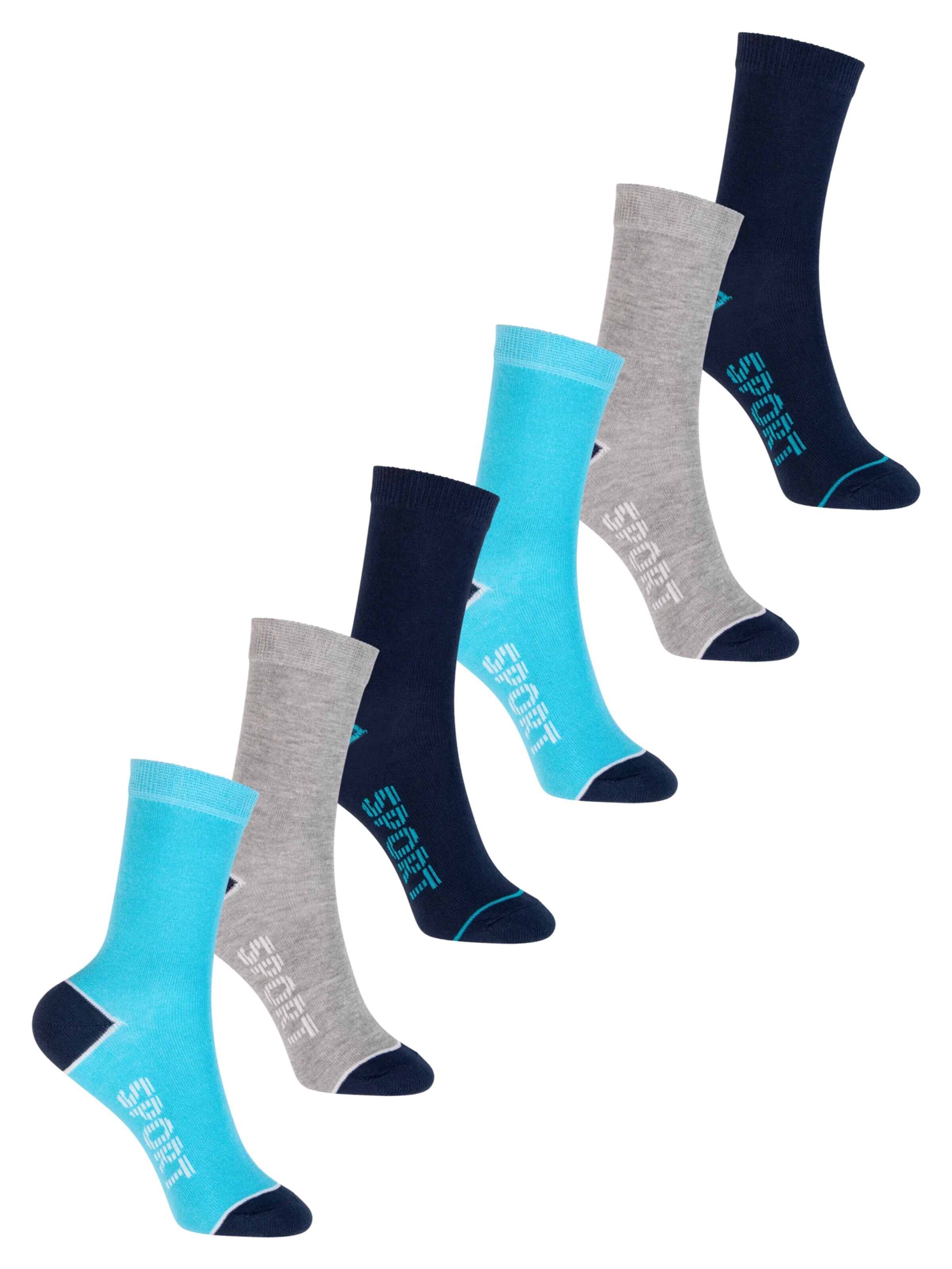 footstar Socks 'Funny Socks' in Blue: front