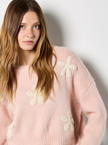 Pullover 'Daisies' di Apricot in rosa