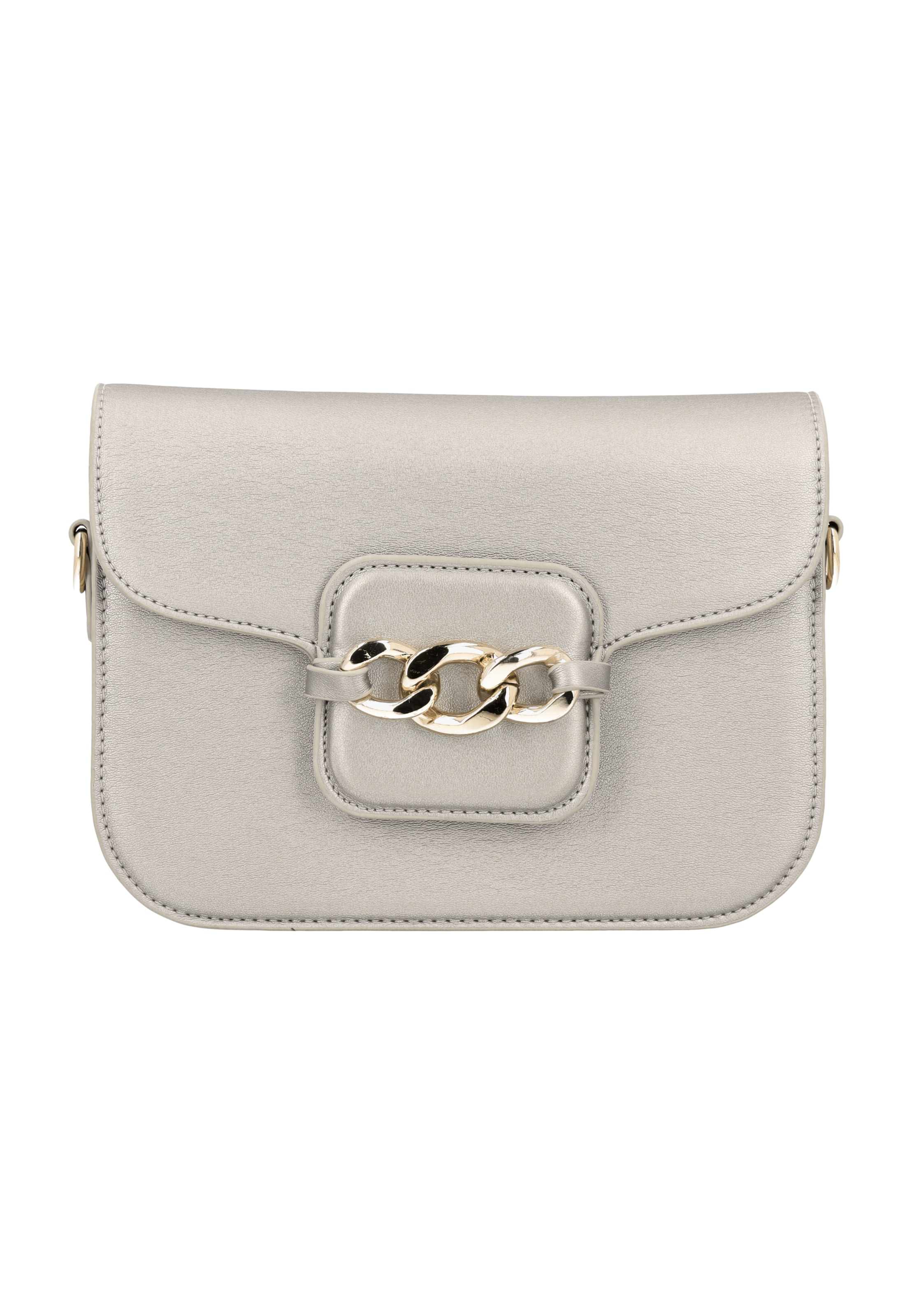 faina Taška cez rameno - Strieborná: predná strana