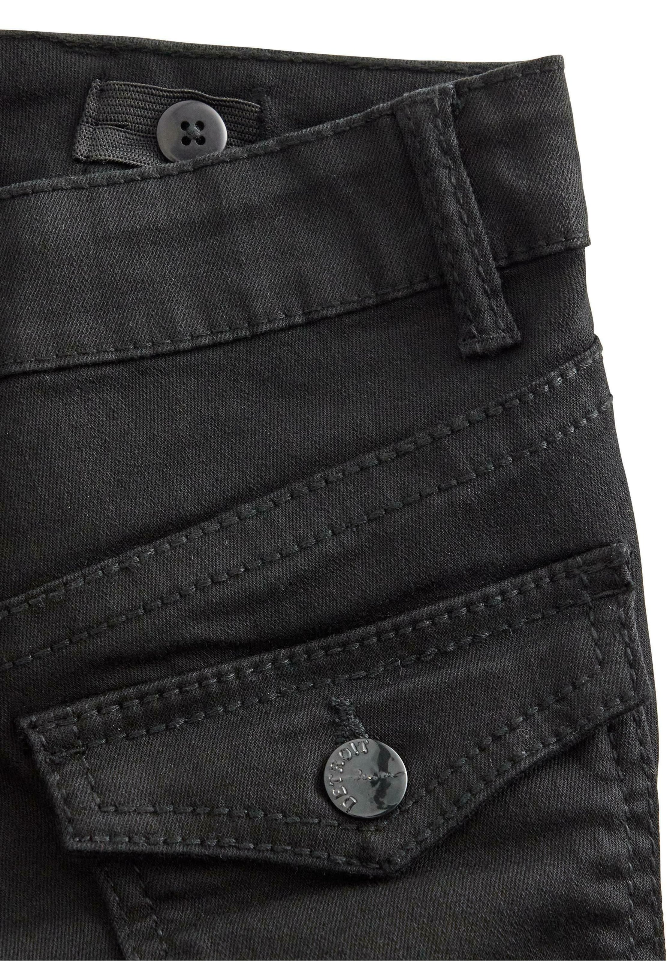 Lindex Flared Jeans 'Freja' in Black