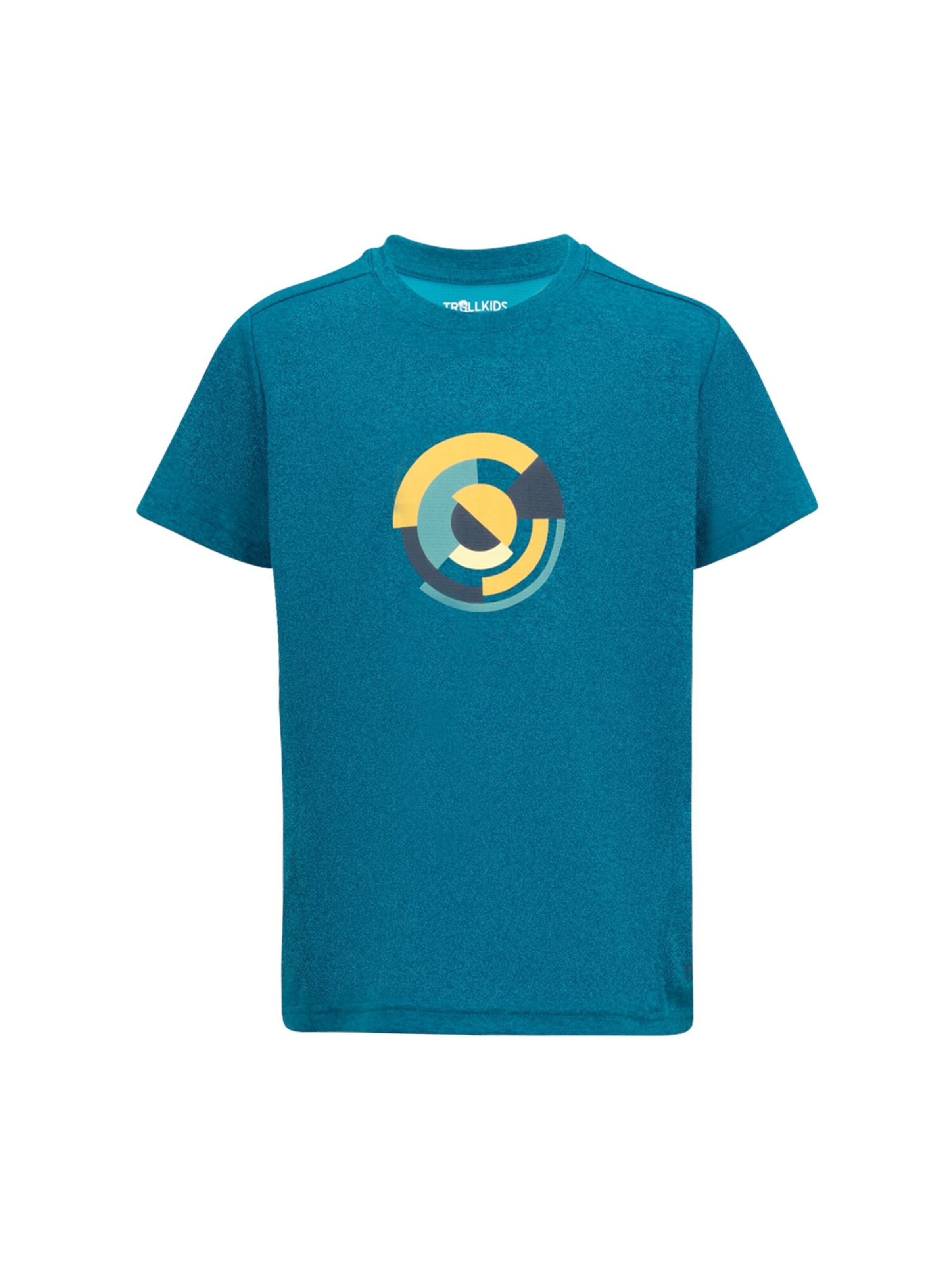 TROLLKIDS Performance Shirt in Blue: front