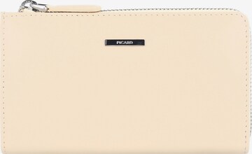 Picard Wallet in Beige: front