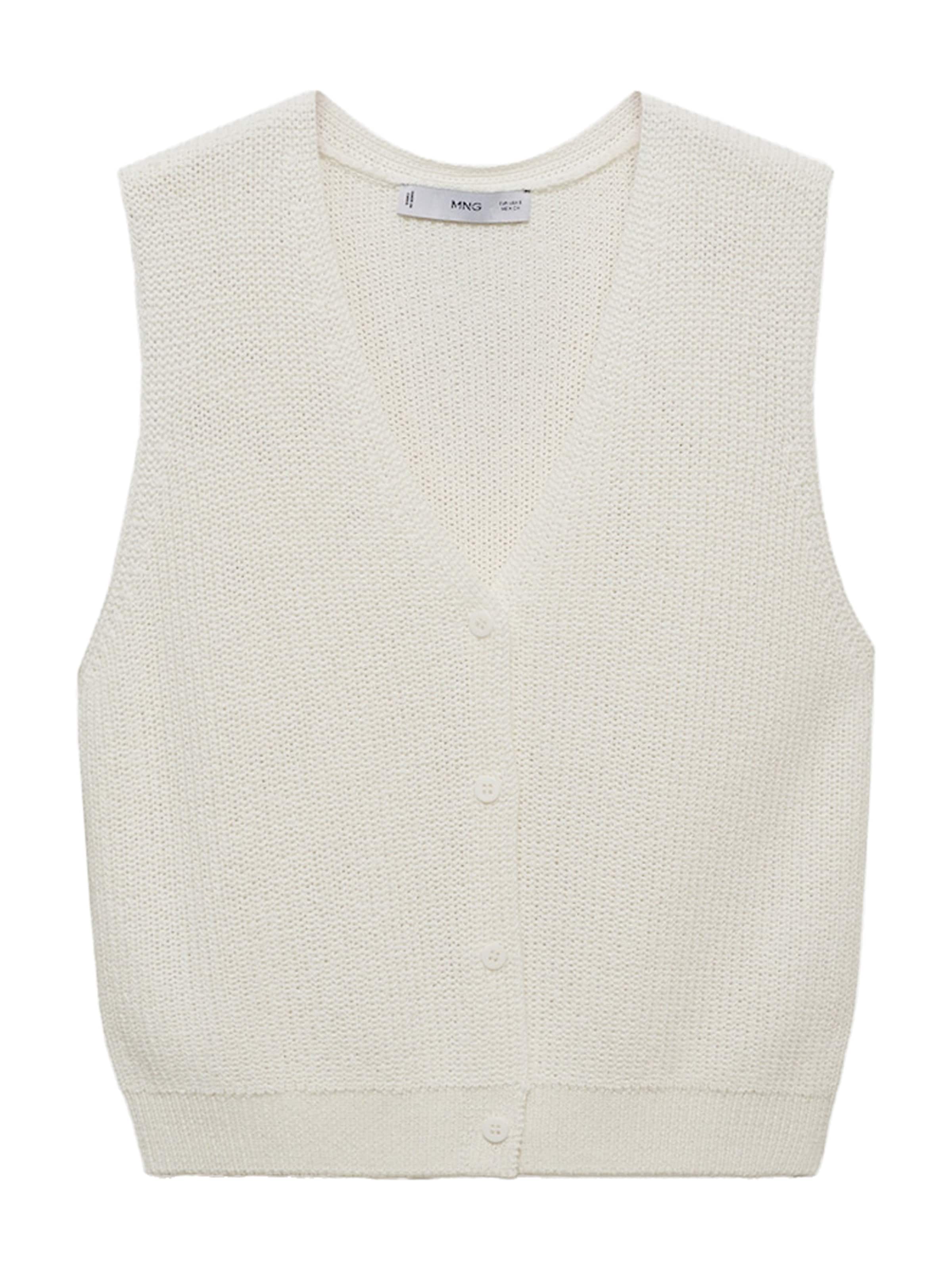 MANGO Väst 'PALOMA' i vit: framsida