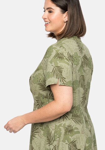 SHEEGO Shirt Dress in Green