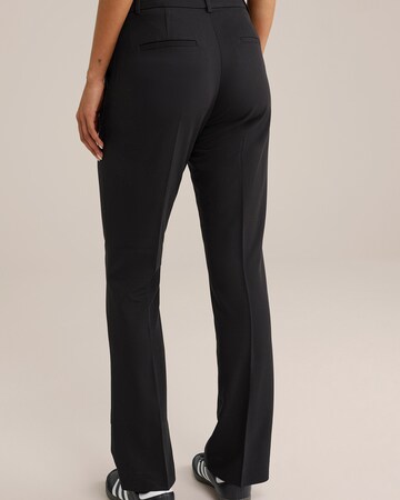 WE Fashion Bootcut Byxa i svart