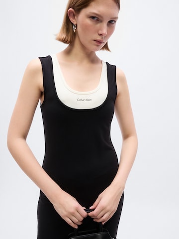 Calvin Klein Jeans - Vestido de verano en negro