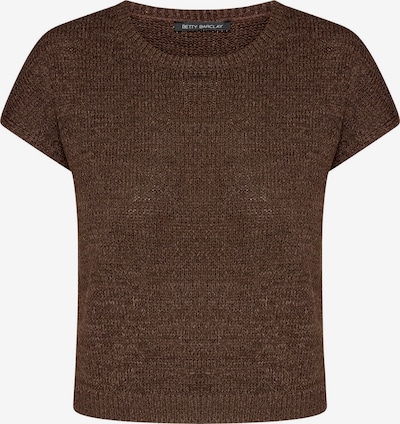 Betty Barclay Strickpullover mit U-Boot-Ausschnitt in S in braun, Produktansicht