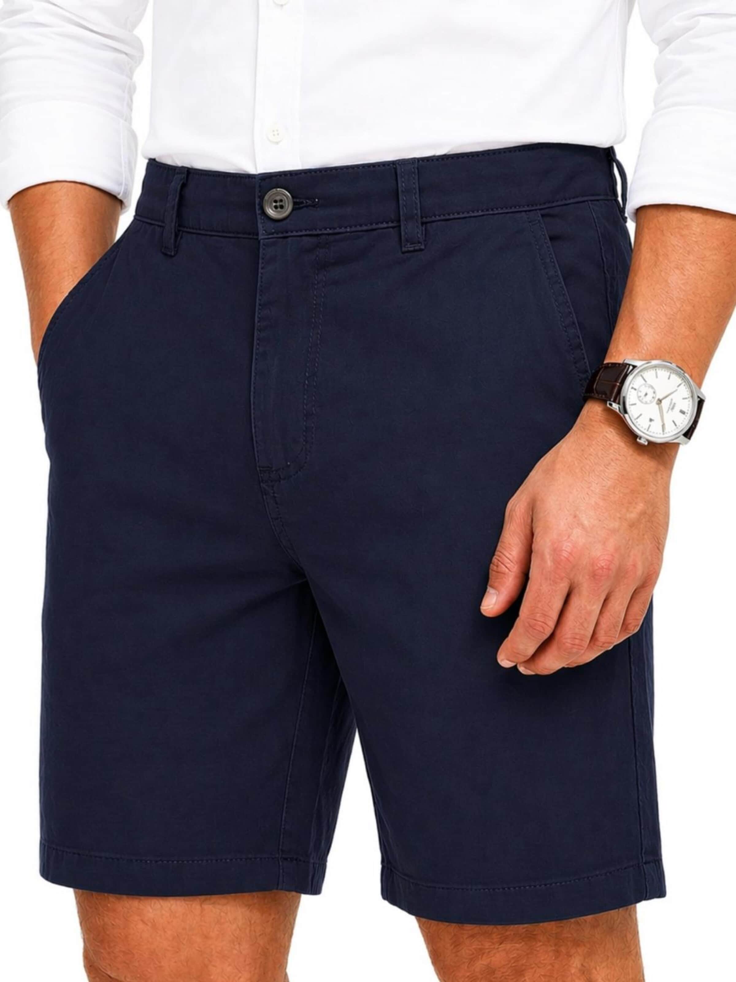 comeor Regular Chino Pants in Blue: front