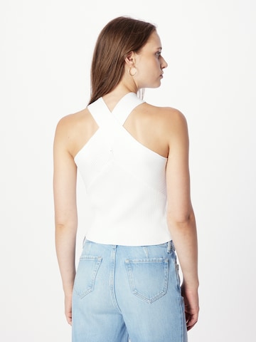 TOPSHOP Vyšívaný top - Béžová