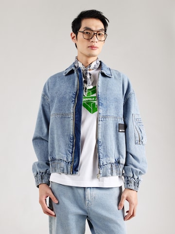 KARL LAGERFELD JEANS Демисезонная куртка в Синий: спереди