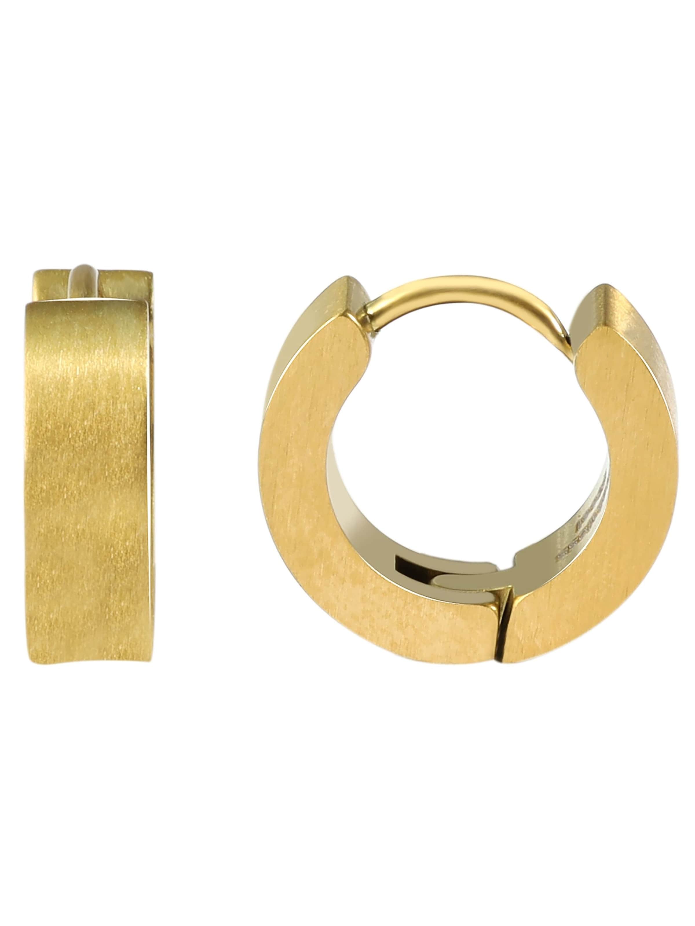 Akzent Earrings 'Erik, langlebig' in Gold