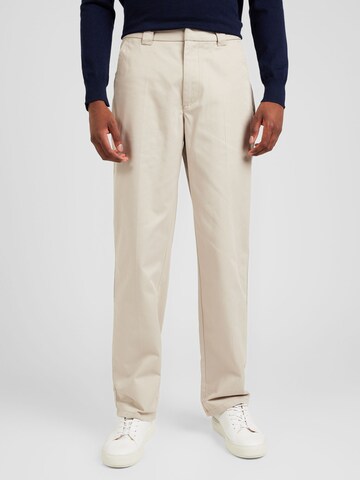 Loosefit Pantaloni di TOPMAN in beige: frontale