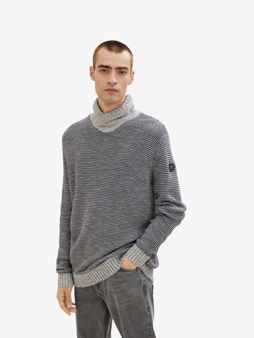 TOM TAILOR Sweater in Grey