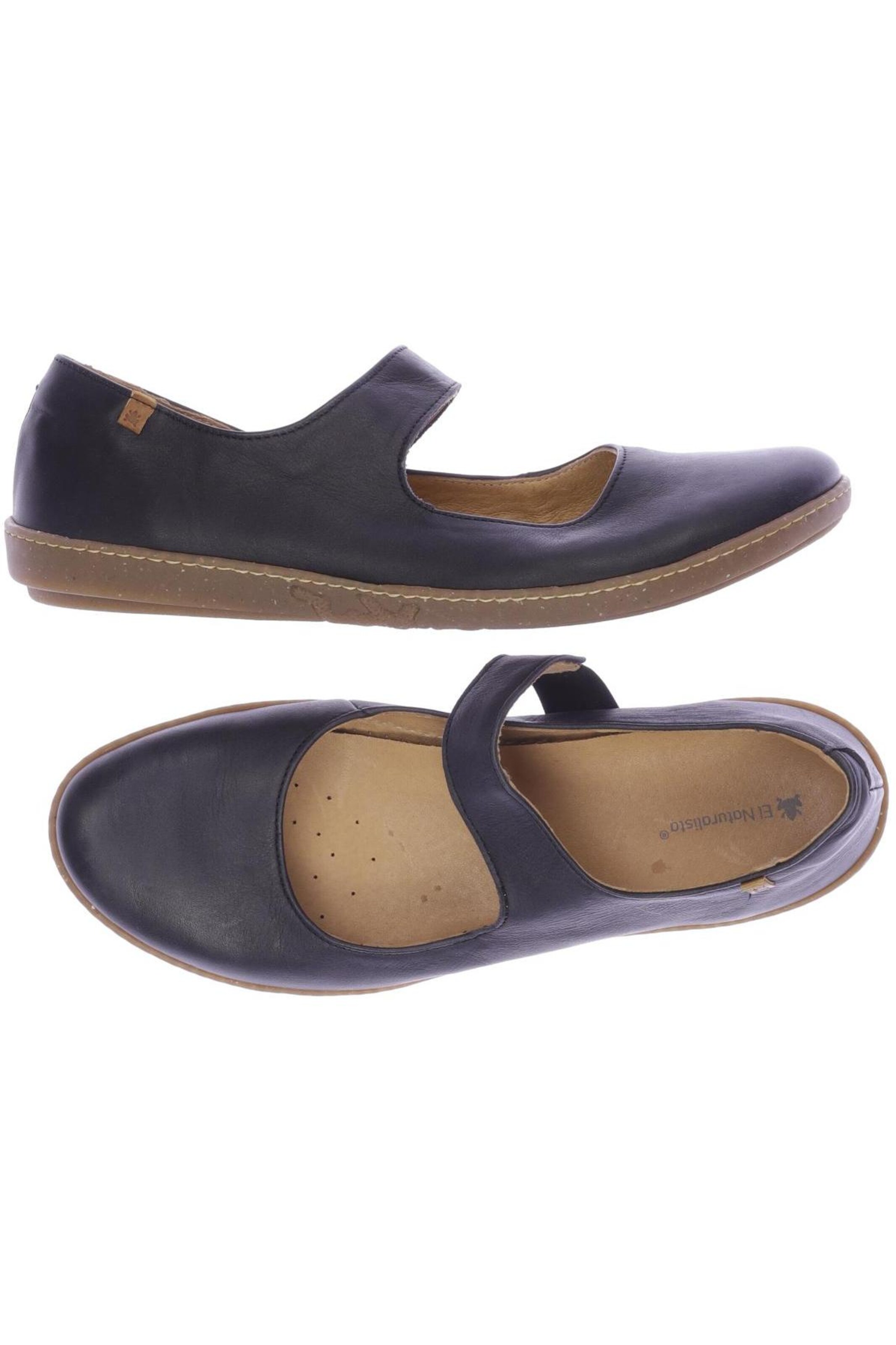 EL NATURALISTA Flats & Loafers in 41 in Blue: front