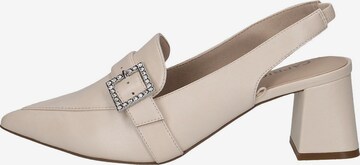 CAPRICE Slingpumps in Beige