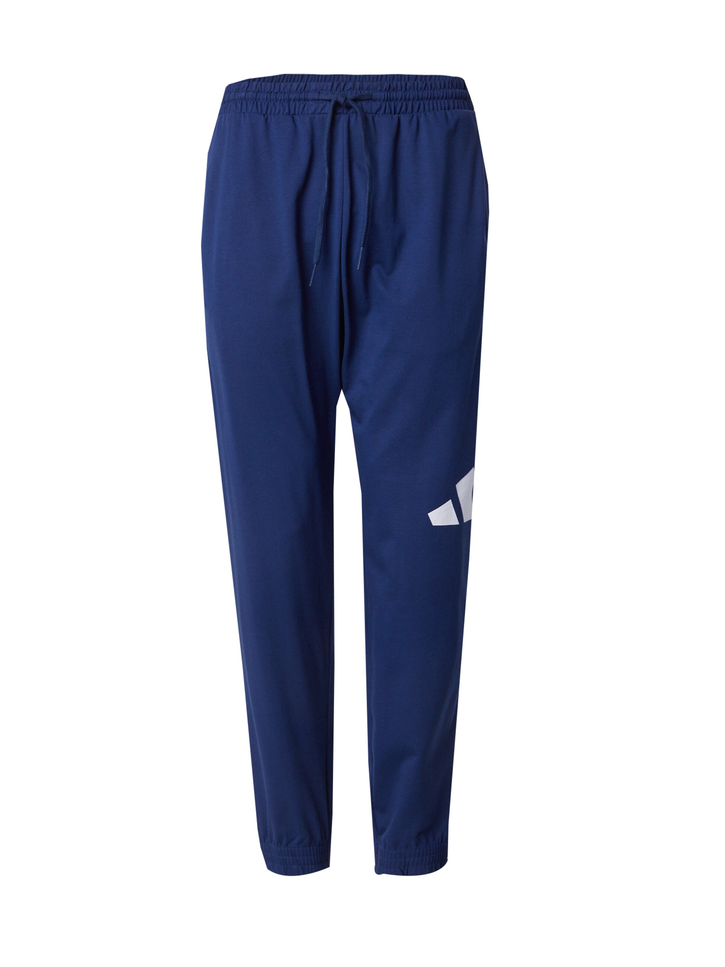 ADIDAS SPORTSWEAR Tapered Sportbroek in Blauw: voorkant