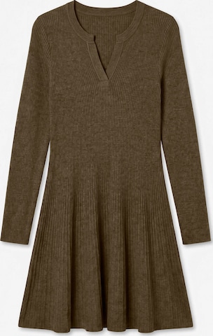 VERO MODA - Vestido 'AWHEDDA' en marrón: frente