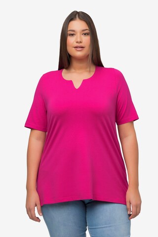 Ulla Popken Shirt in Roze: voorkant