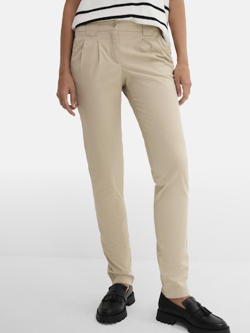 bonprix Regular Chinohose in Beige: Vorderseite