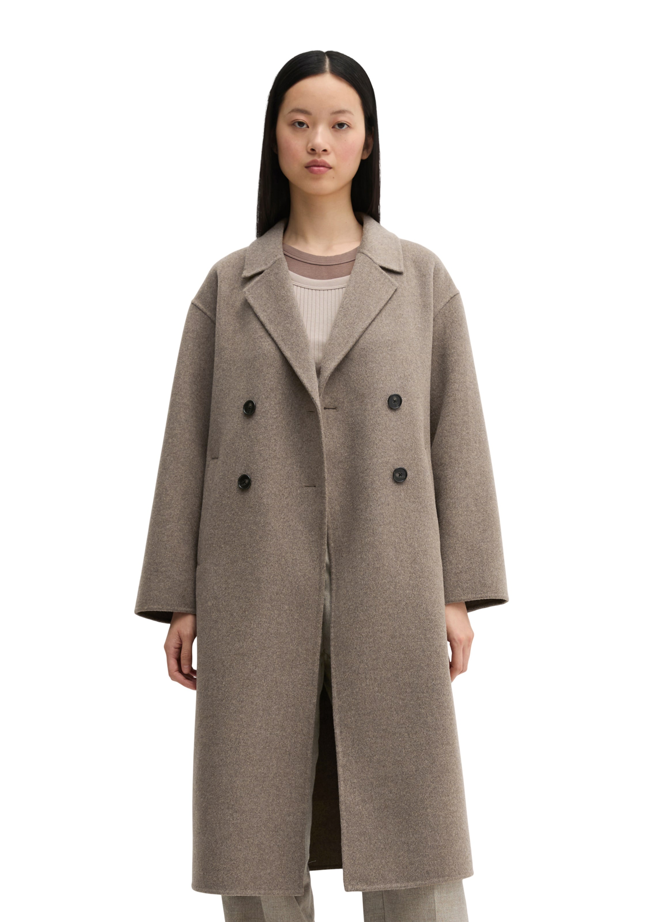 Marc O'Polo Mantel in Beige: Vorderseite