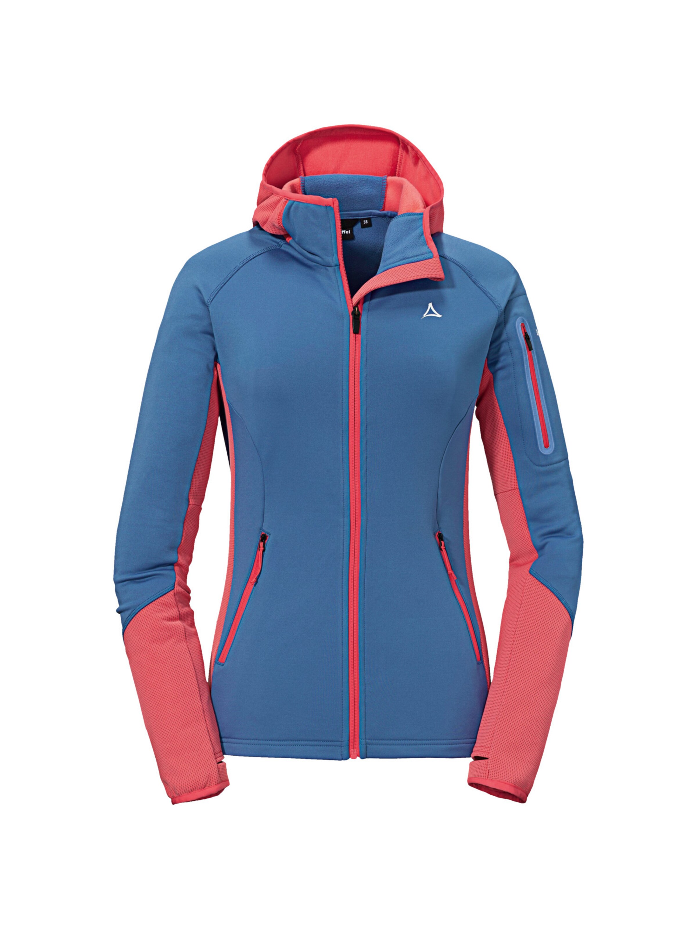 Veste en polaire fonctionnelle 'Lodron' Schöffel en bleu : devant