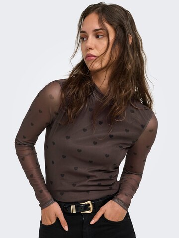 ONLY Shirt 'ONLERICA' in Braun