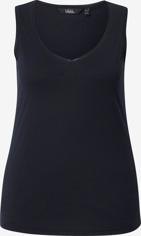 Ulla Popken Top in Zwart: voorkant