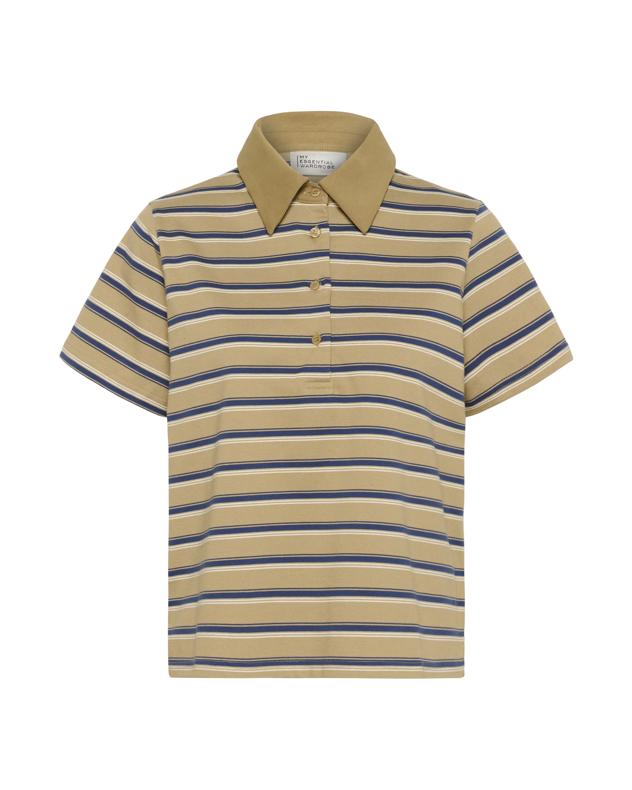 My Essential Wardrobe Top 'Asla' in Beige: voorkant